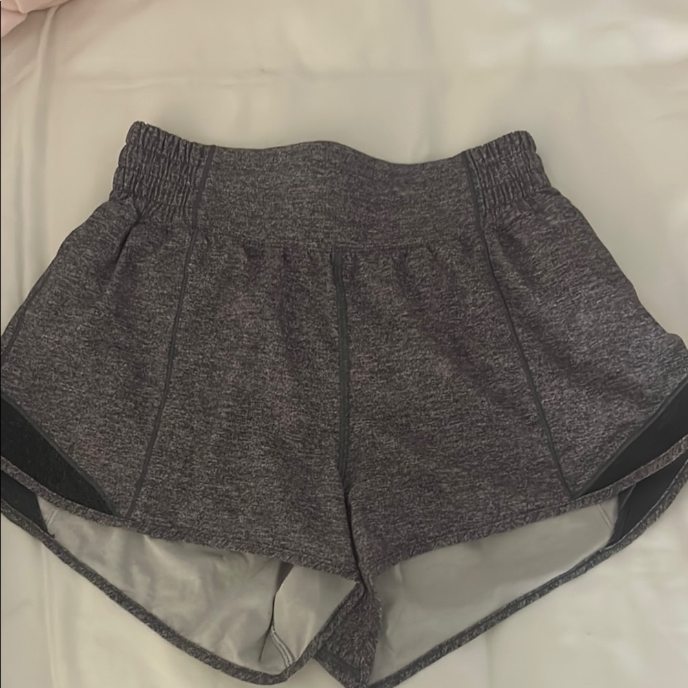 Lululemon Athletica Charcoal Athletic Shorts